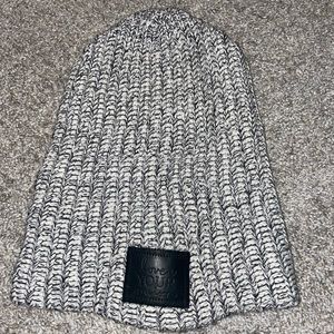 Speckled Black and White Love Your Melon Beanie Hat